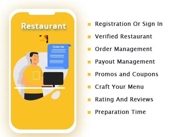 GoferEats - Restaurant Features