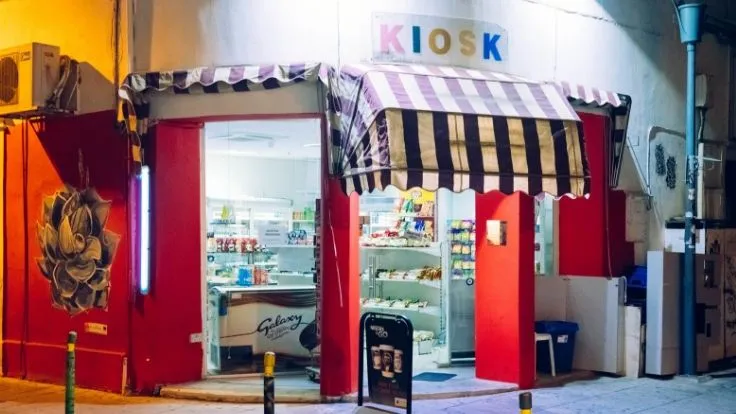 kiosk space for rent