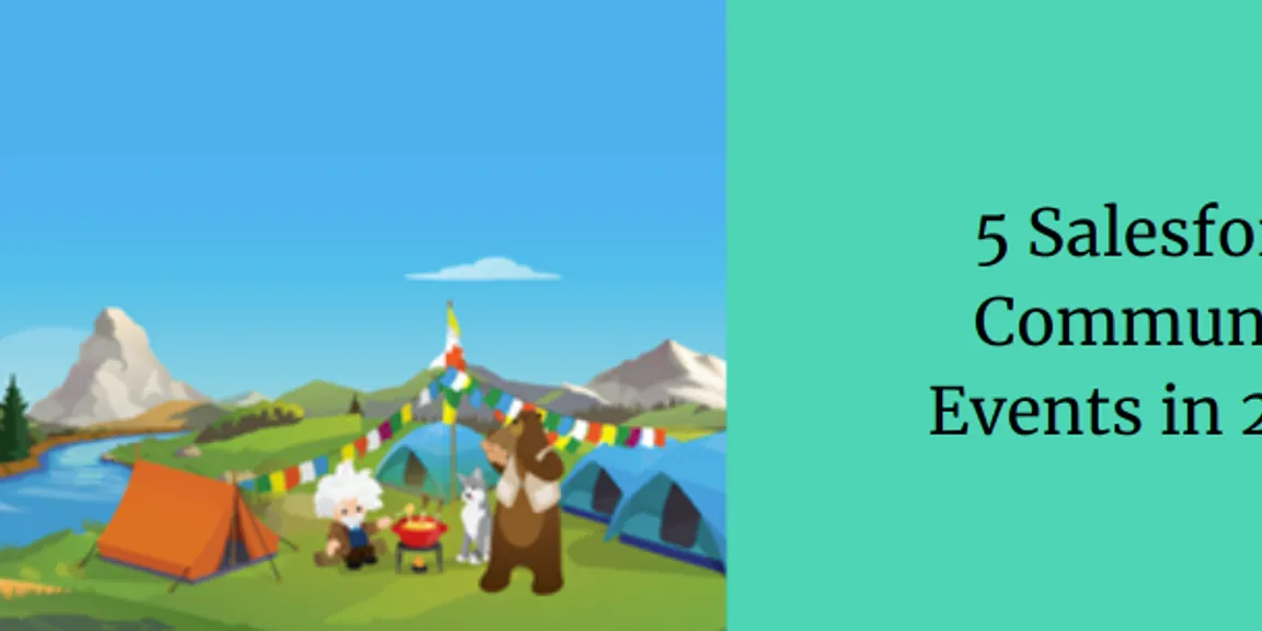 5 Salesforce Community Events in 2020