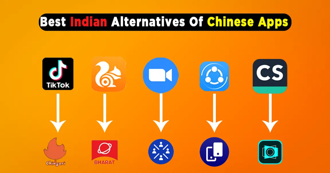 Top 5 Alternates for Chinese Apps to enjoy in India