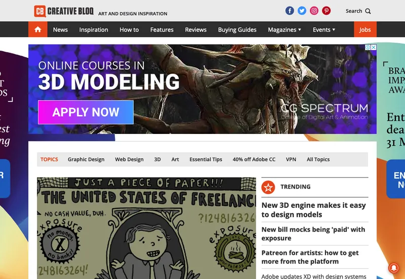 Creative Bloq - Best Web Designing Blogs