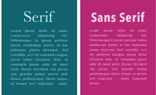 Contrasting Colors in typography