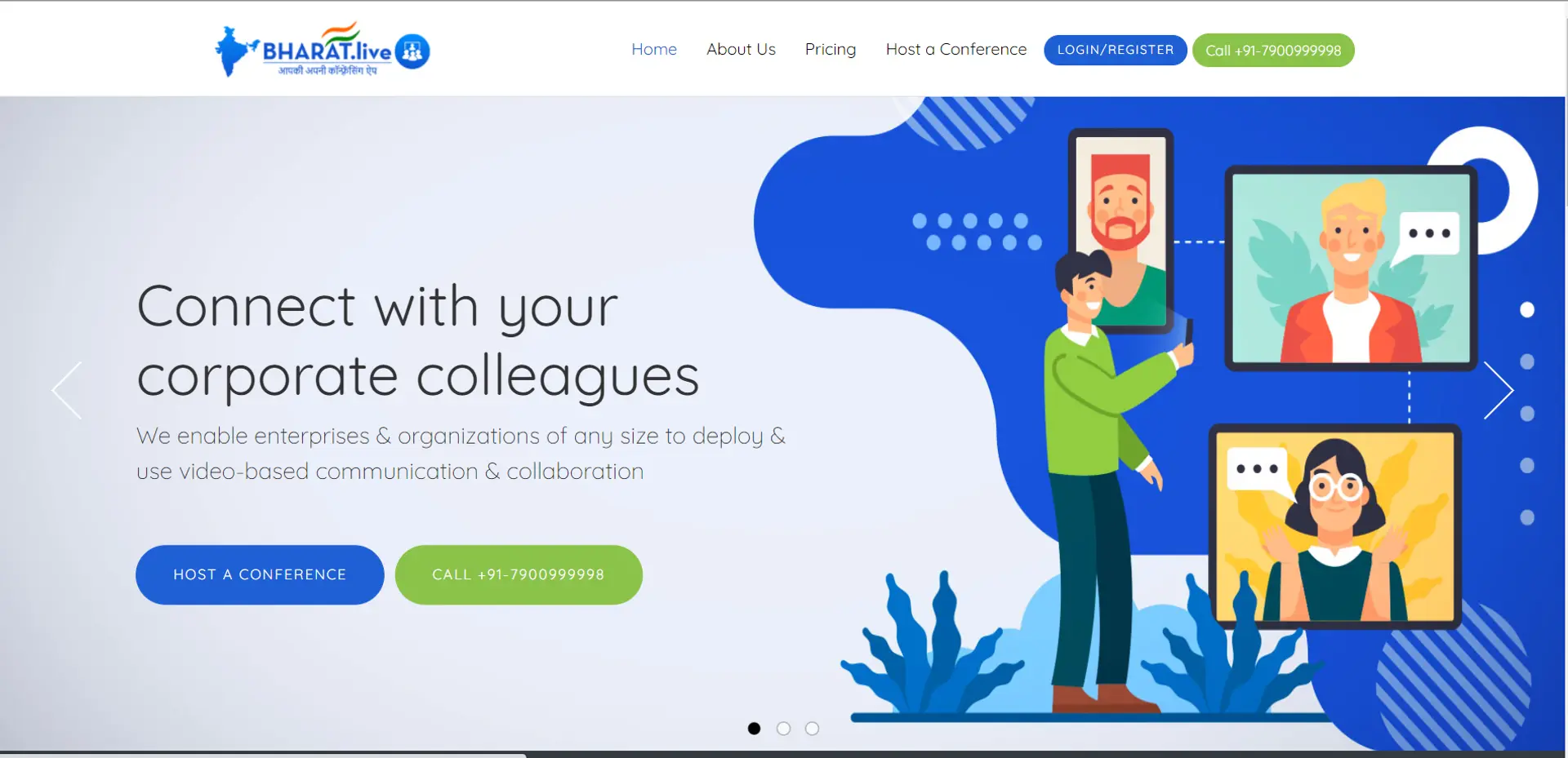 Bharat.live This Indian Startup made a Zoom Alternative