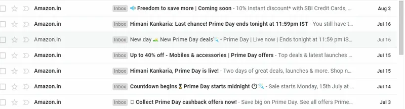 amazon-too-many-emails-email-marketing-mistake
