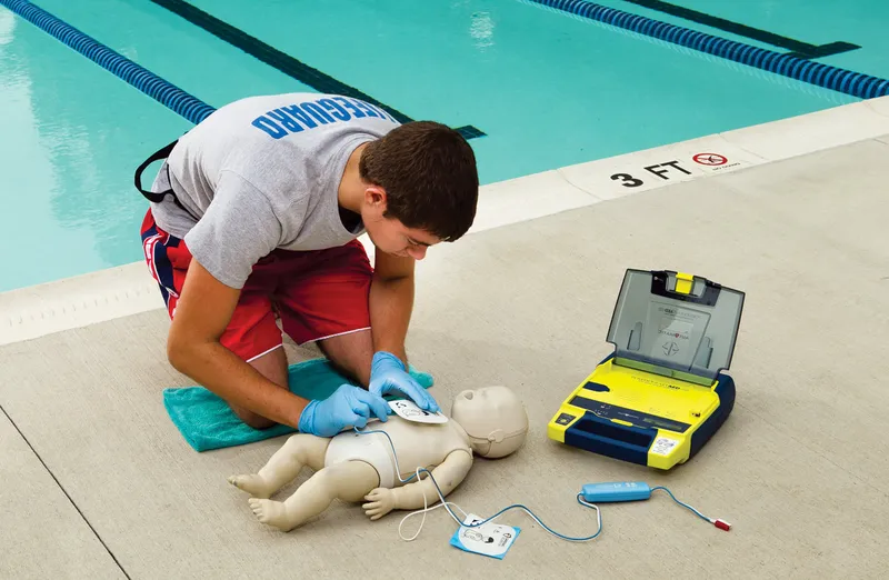  First aid CPR AED training