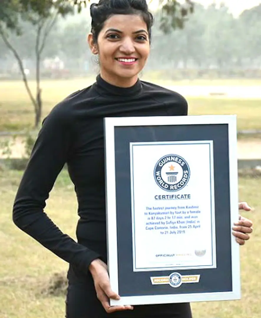 अमन के लिए कश्मीर से कन्याकुमारी तक सूफिया खान के साथ दौड़ा पूरा देश