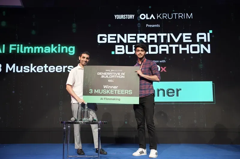3 Musketeers, winners of the Gen AI Buildathon (AI Filmmaking)