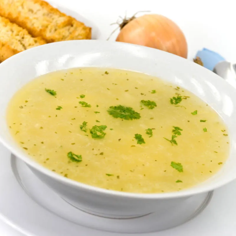 clear chicken soup