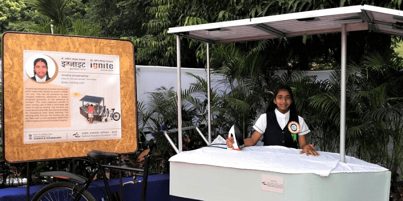 तमिलनाडु की 14 साल की लड़की की ने बनाई सौर ऊर्जा से चलने वाली आइरनिंग कार्ट, जीता चिल्ड्रन्स क्लाइमेट प्राइज