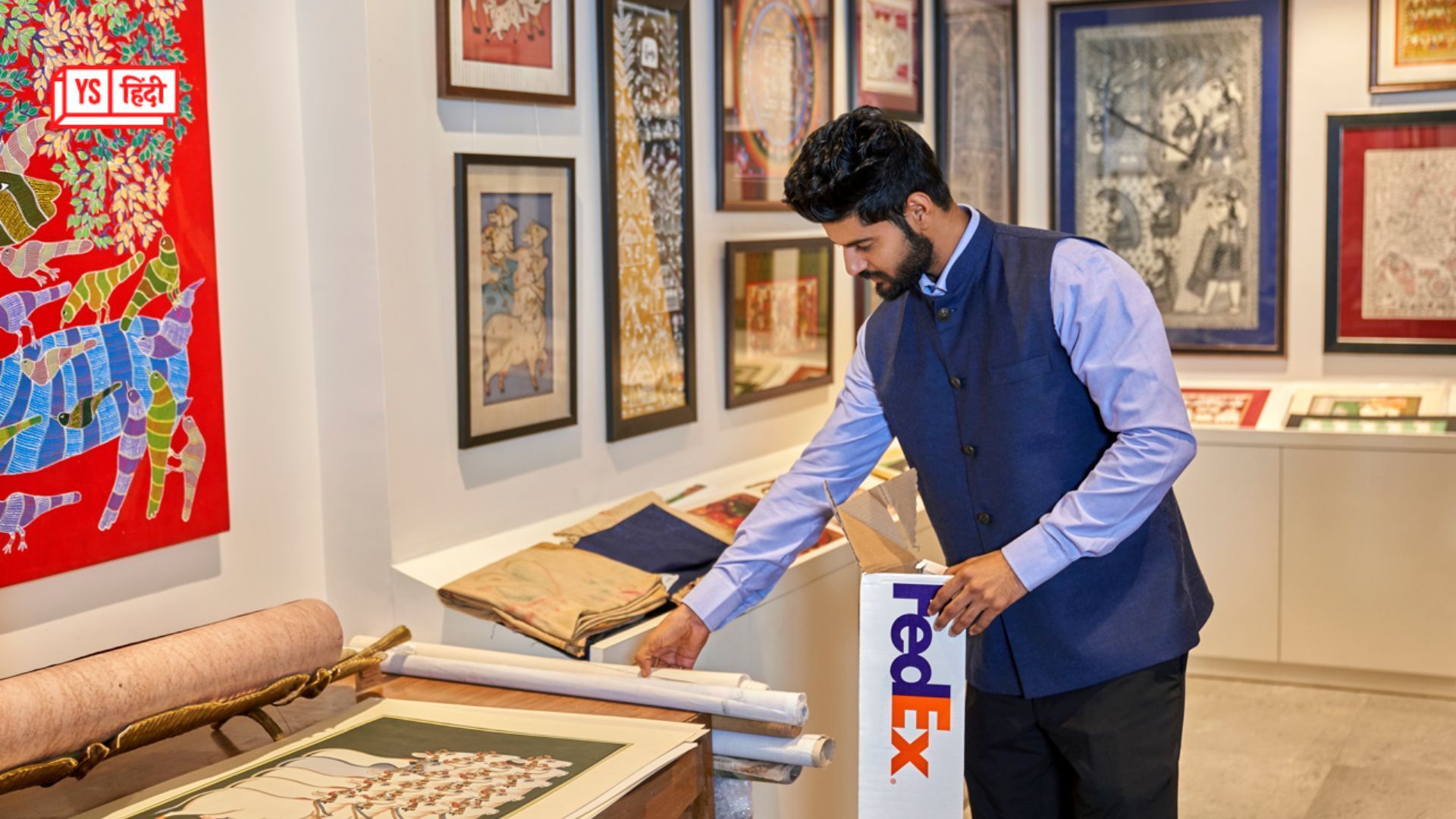 FedEx और Invest India ने की साझेदारी, भारतीय कारीगरी को लोकल से ग्‍लोबल बनाने का लक्ष्य