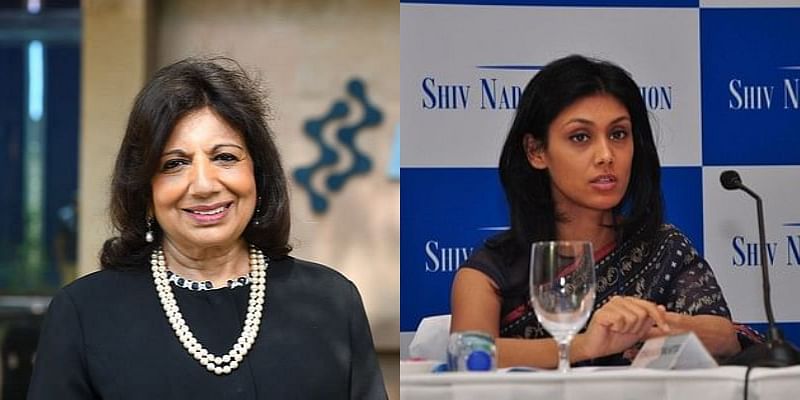 रोशनी नादर मल्होत्रा, किरण मजूमदार-शॉ भारत की सबसे अमीर महिलाएं हैं: रिपोर्ट