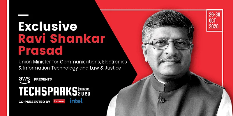 TechSparks 2020 में केंद्रीय मंत्री रविशंकर प्रसाद