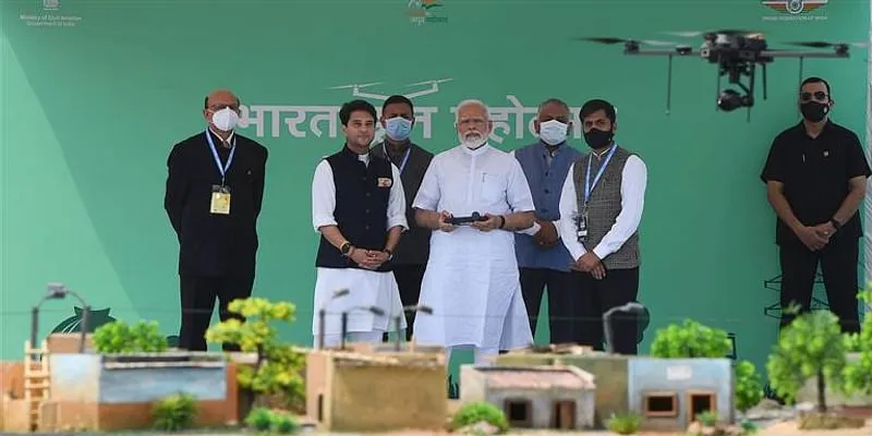 today-we-are-making-technology-available-to-common-man-first-says-pm-modi-bharat-drone-mahotsav-2022
