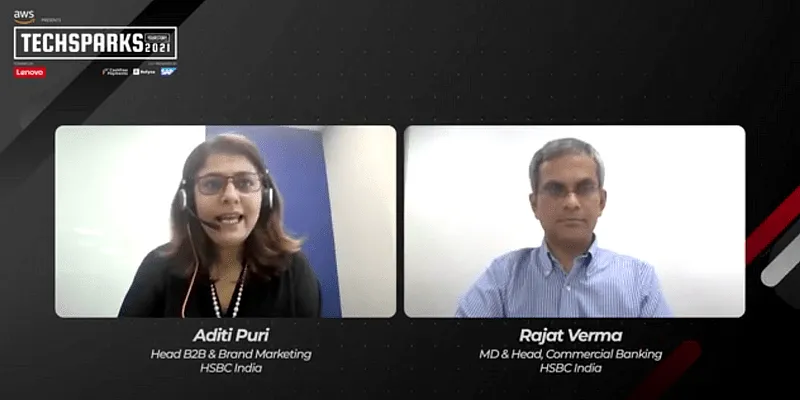 Rajat Verma of HSBC at TechSparks 2021