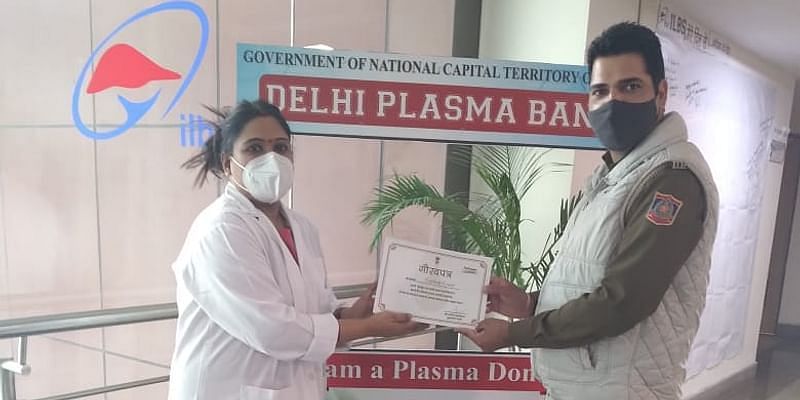 दिल्ली पुलिस के कर्मचारियों ने प्लाज्मा दान करके बचाई 350 से ज्यादा कोविड-19 रोगियों की जिंदगी