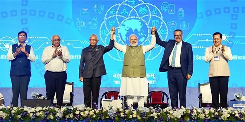 प्रधानमंत्री नरेन्द्र मोदी ने 19 अप्रैल, 2022 को गुजरात के जामनगर में WHO ग्लोबल सेंटर फॉर ट्रेडिशनल मेडिसिन (GCTM) की आधारशिला रखी।