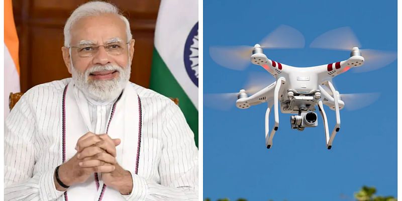 पीएम मोदी 27 मई को करेंगे भारत के सबसे बड़े ड्रोन उत्सव 'भारत ड्रोन महोत्सव 2022' का उद्घाटन