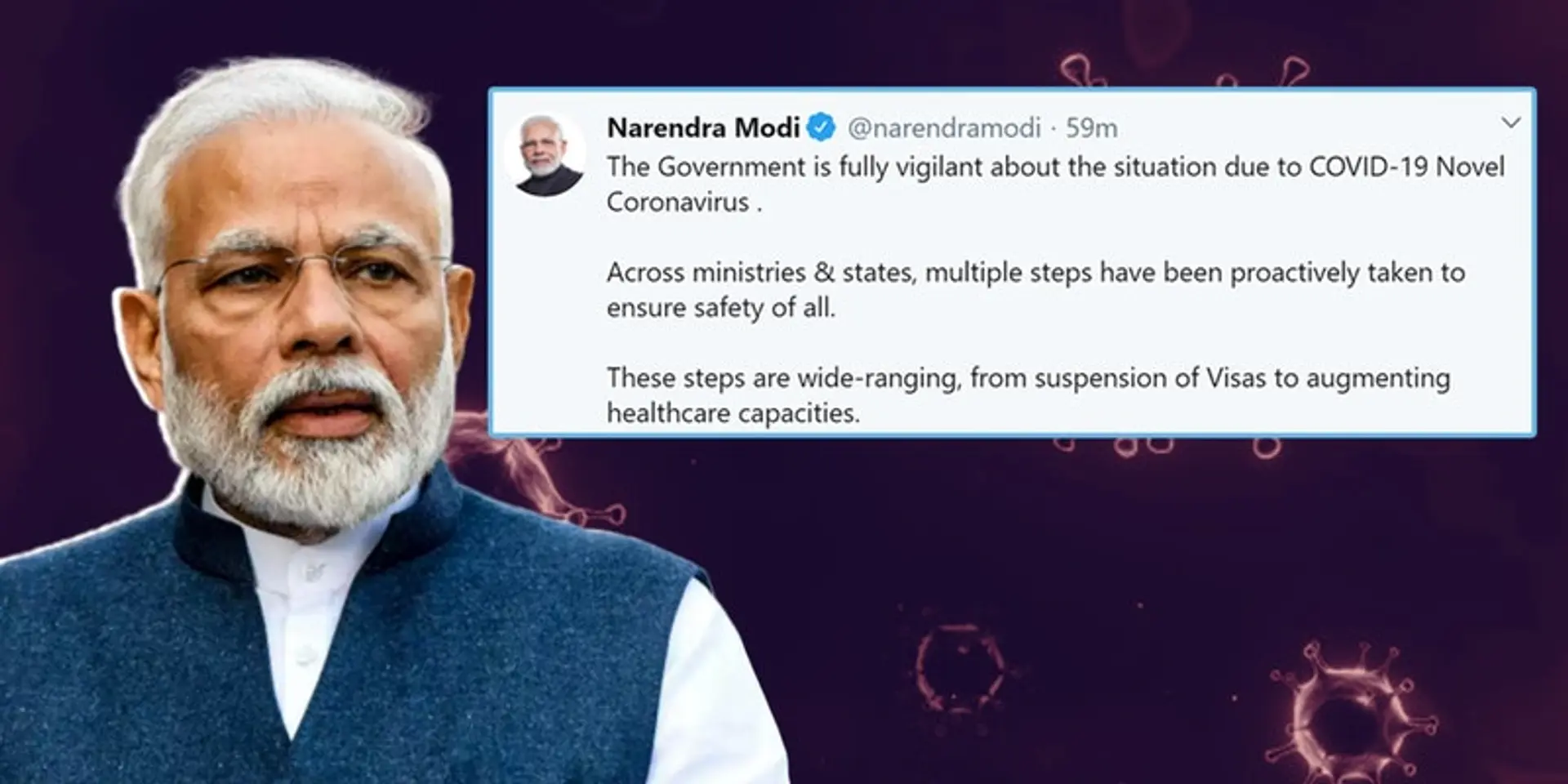लोग स्वस्थ रहें, यह सुनिश्चित करने के लिए कोई कसर नहीं छोड़ी जाएगी : पीएम मोदी
