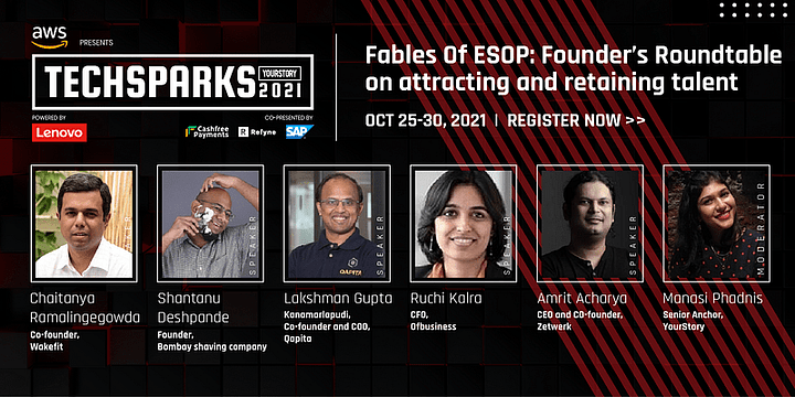 TechSparks 2021 में बोले फाउंडर्स, 'भारतीय स्टार्टअप इकोसिस्टम का उभरता सितारा है ESOP'