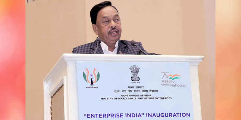 देश में उद्यमिता संस्कृति को बढ़ावा देने के लिए MSME मंत्री नारायण राणे ने किया 'एंटरप्राइज इंडिया' का उद्घाटन