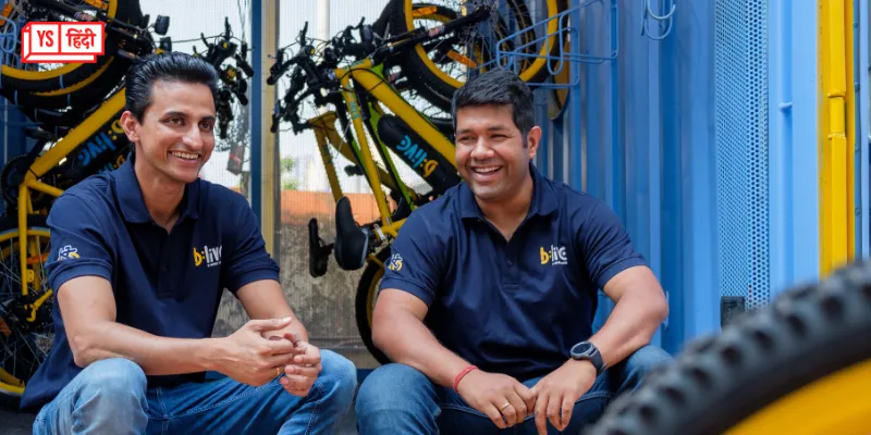 Sandeep Mukherjee and Samarth Kholkar, Co-founders, BLive