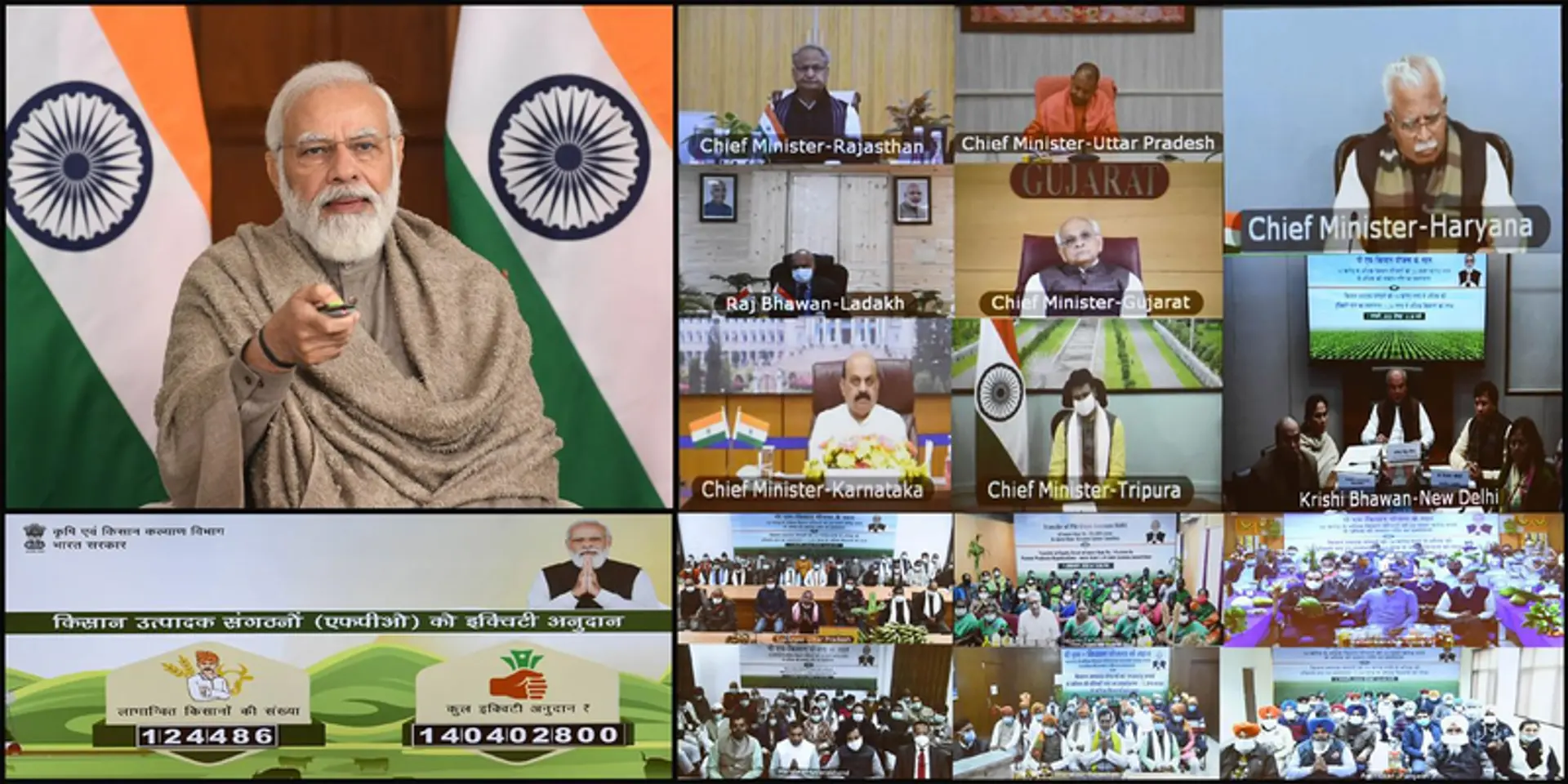 पीएम मोदी ने 10.09 करोड़ किसानों को पीएम-किसान की 10वीं किस्त के तहत जारी किए 20,900 करोड़ रुपये