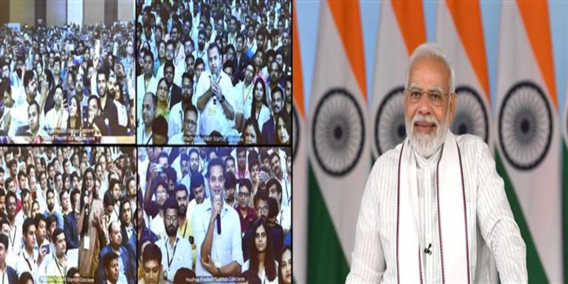प्रधानमंत्री मोदी ने लॉन्च की मध्य प्रदेश स्टार्टअप पॉलिसी