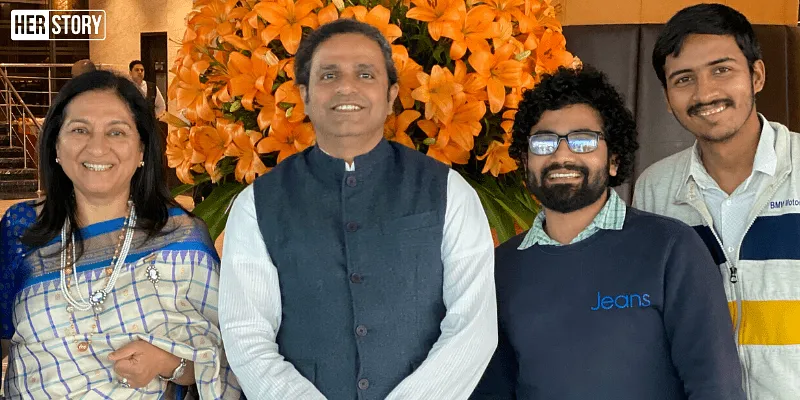  (L-R) डॉ. जयदीप मल्होत्रा, राजेश जगसिया, रवि तेजा अकोंदी और मयूर धुरपते - iMumz ऐप को बनाने वाली कंपनी के फाउंडर्स