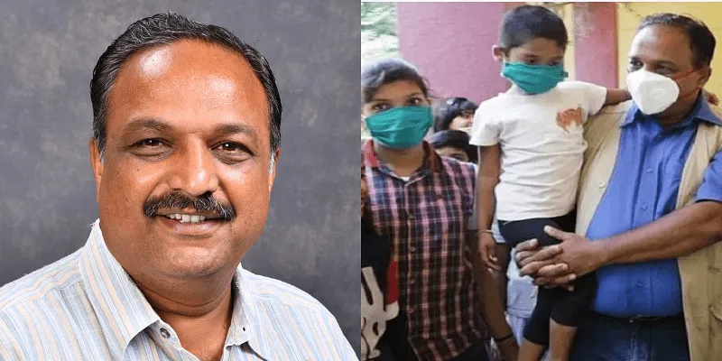 स्नेहालय के बच्चों के साथ गिरीश कुलकर्णी