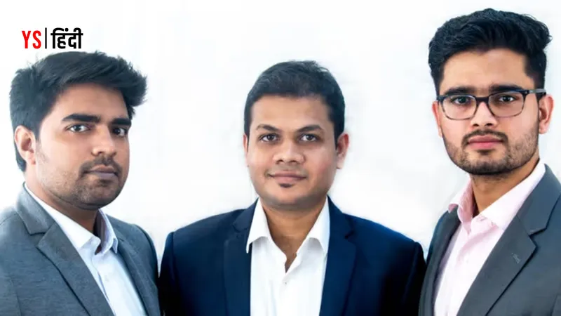 Kamal Kishore Kumawat, Antim Suman and Umang Shukla, Founders of Edgistify (L-R)