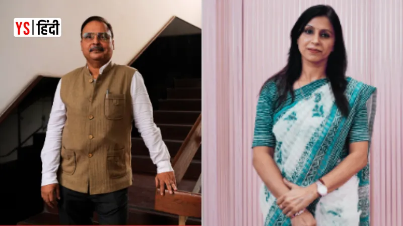 इलेक्ट्रॉनिक्स एवं सूचना प्रौद्योगिकी मंत्रालय में नेशनल इन्फॉर्मेटिक्स सेंटर के सीनियर डायरेक्टर (आईटी) मनोज कुमार सक्सेना (Left) और श्रम एवं रोजगार मंत्रालय में रोजगार उप महानिदेशक अंजली रावत (Right)