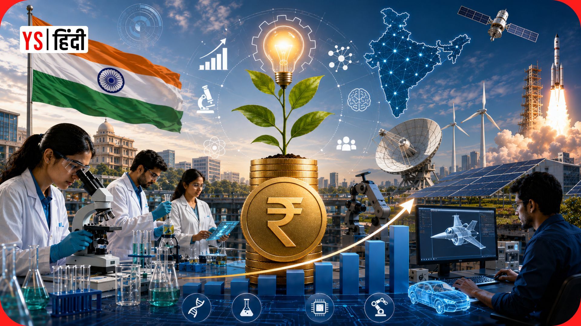 भारत को रिसर्च में करना होगा बड़ा निवेश, GDP का 2% R&D पर खर्च करने की जरूरत: नीति आयोग
