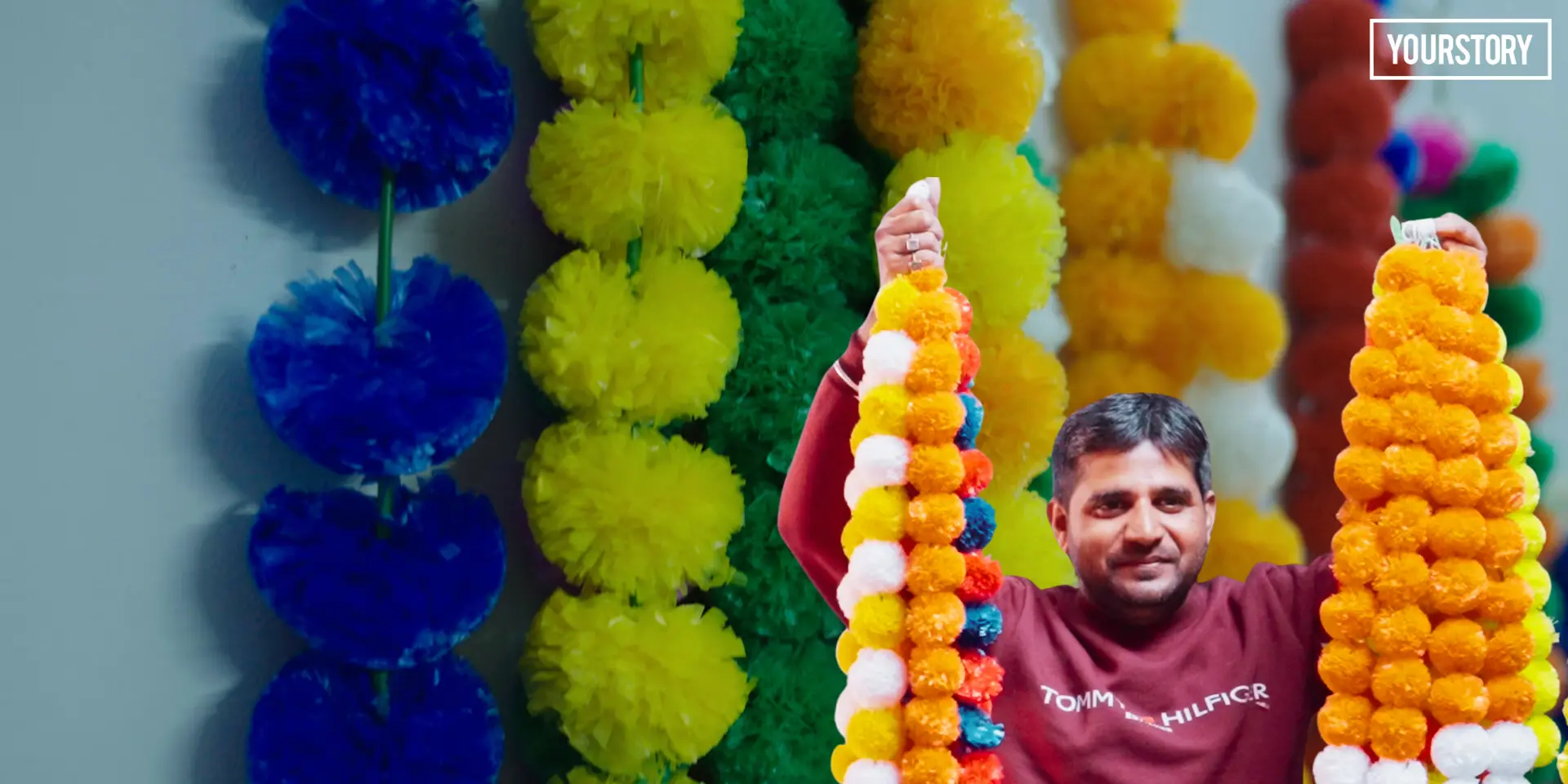 कोविड के बाद गांव लौटे ईश्वर कृष्ण, शुरू किया आर्टिफिशियल फूलों का बिजनेस