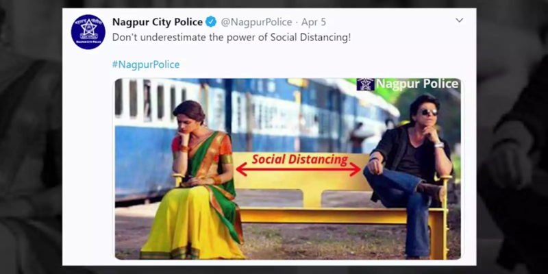 जब नागपुर पुलिस ने कहा- 'डोंट अंडरएस्टिमेट द पावर ऑफ सोशल डिस्टैंसिंग', ट्वीट हो गया वायरल