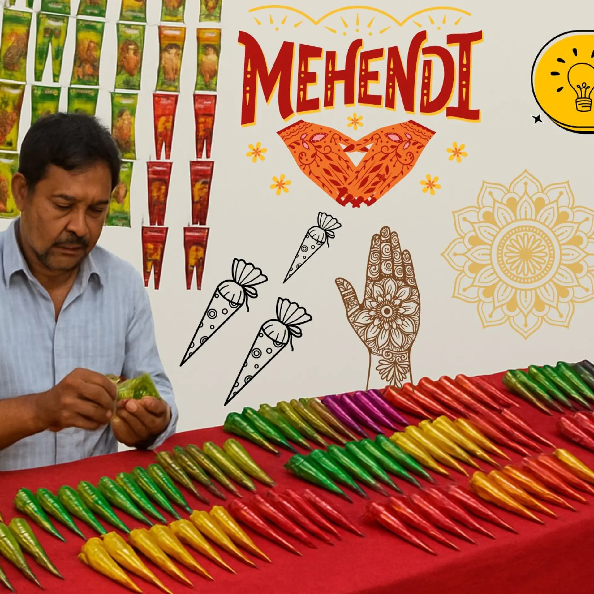 घर से शुरू करें मेहंदी कोन बनाने का बिजनेस, कमाएं 1 कोन पर 20 रु का मुनाफ़ा!