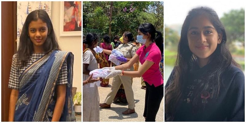 मिलें बेंगलुरु की इन दो किशोरियों से, जो अपनी पहल से महिला प्रवासी कामगारों की मदद के लिए जुटा रही है फंडिंग