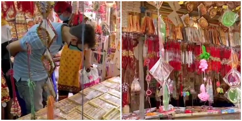 रक्षाबंधन 2020: हैदराबाद में दुकानों पर खूब बिकी इको-फ्रैंडली 'कोरोना राखी' 