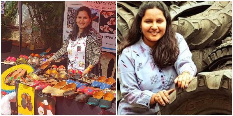 आईटी कंपनी की नौकरी छोड़ पुणे की ये महिला बनी आंत्रप्रेन्योर, टायर के स्क्रैप से बना रही है सुंदर जूते