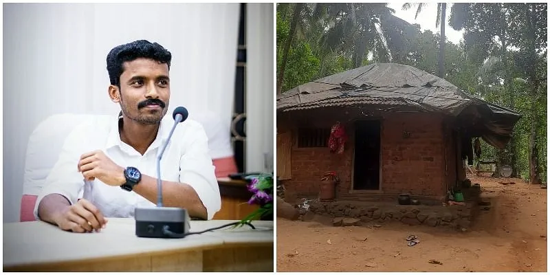 रामचंद्रन ने केरल के अपने घर की एक तस्वीर सोशल मीडिया पर पोस्ट की और लिखा कि 'आईआईएम के प्रोफेसर का जन्म इसी घर में हुआ है'