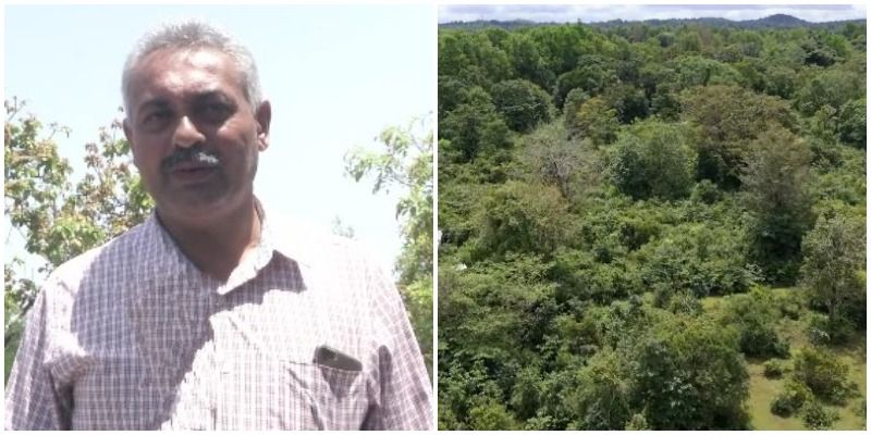 कर्नाटक के इस 'ईको आंत्रप्रेन्योर' ने 21 एकड़ बंजर जमीन को बना दिया हरा-भरा जंगल