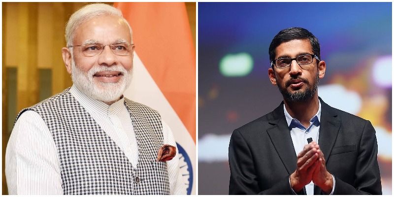 पीएम मोदी ने गूगल के सीईओ सुंदर पिचाई से की बात, भारत में डिजिटलीकरण को मजबूत बनाने पर जताई प्रसन्नता 