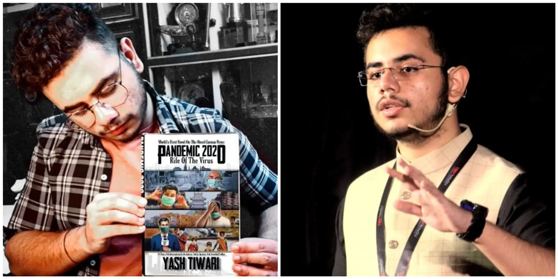 मिलें कोरोना पेंडेमिक पर दुनिया का पहला उपन्यास लिखने वाले 18 वर्षीय इंटरनेशनल यूथ मेंटर यश तिवारी से
