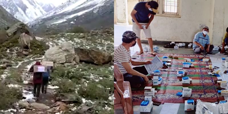 ग्लेशियर पार कर कोरोना के दौरान हिमालय के गांवों में पहुंचाई मेडिकल मदद, गांवों तक पहुंचने का नहीं था कोई रास्ता