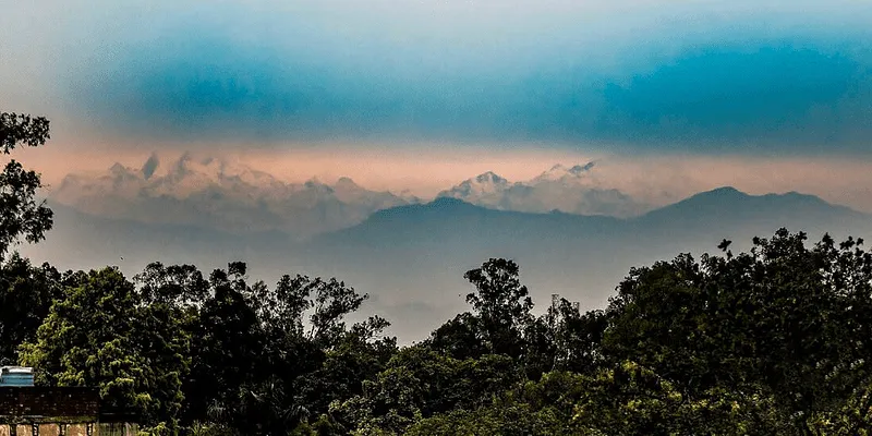 सहारनपुर से हिमालय की चोटियाँ साफ देखी जा रही है।