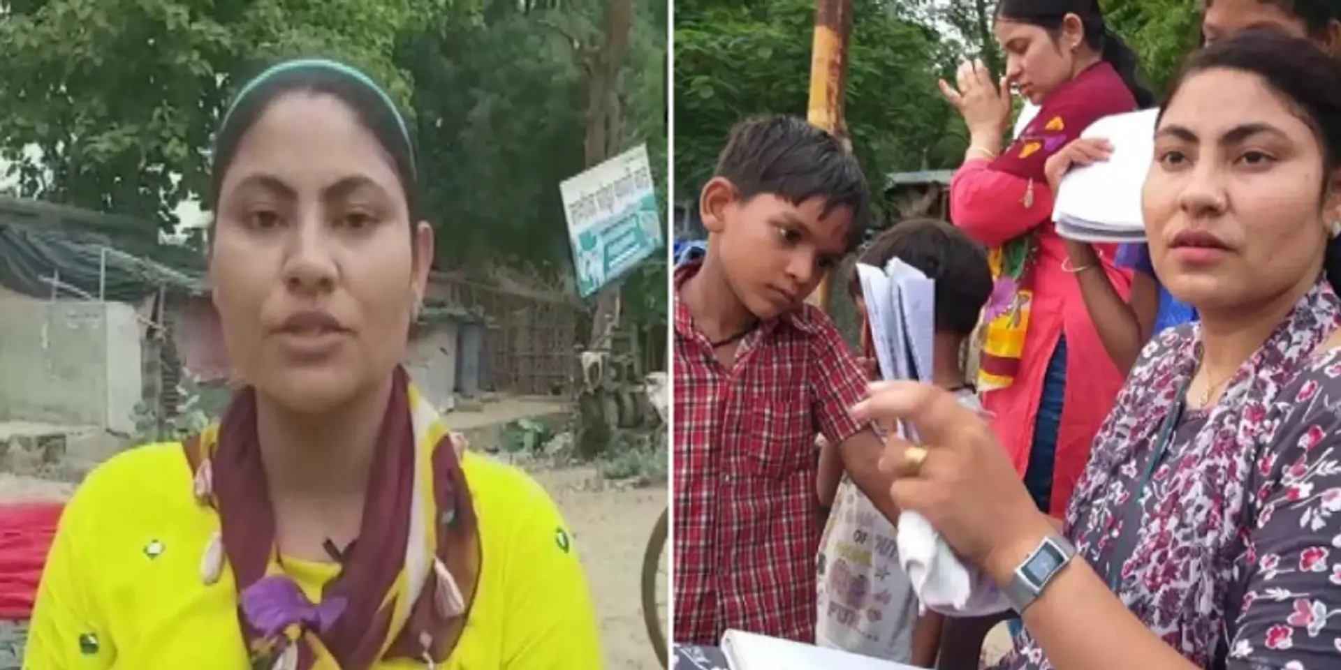 सड़क के किनारे गरीब बच्चों की पाठशाला भी चलाती हैं 'पुलिस मैडम'