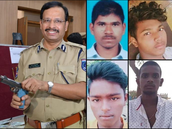 हैदराबाद रेप-मर्डर के चारों कुकर्मियों को पुलिस ने मुठभेड़ में मार गिराया