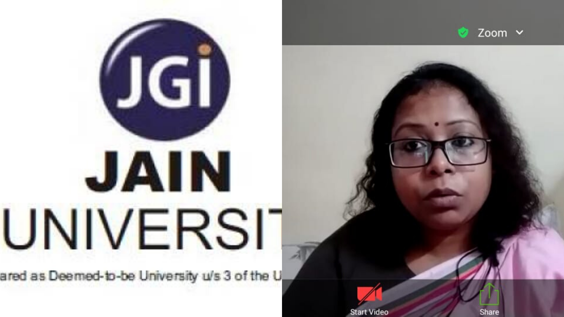 "आत्मनिर्भरता स्त्रियों का हक है," जैन संभाव्य विश्वविद्यालय के हिंदी विभाग वेबिनार में बोलीं यूथ डिग्निटी अवॉर्ड तथा अंबेडकर सम्मान से सम्मानित नीतिशा खलखो