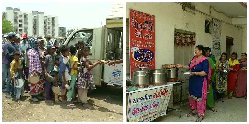 गुजरात के राजकोट में यह ट्रस्ट खिला रहा मरीजों और भूखों को भोजन