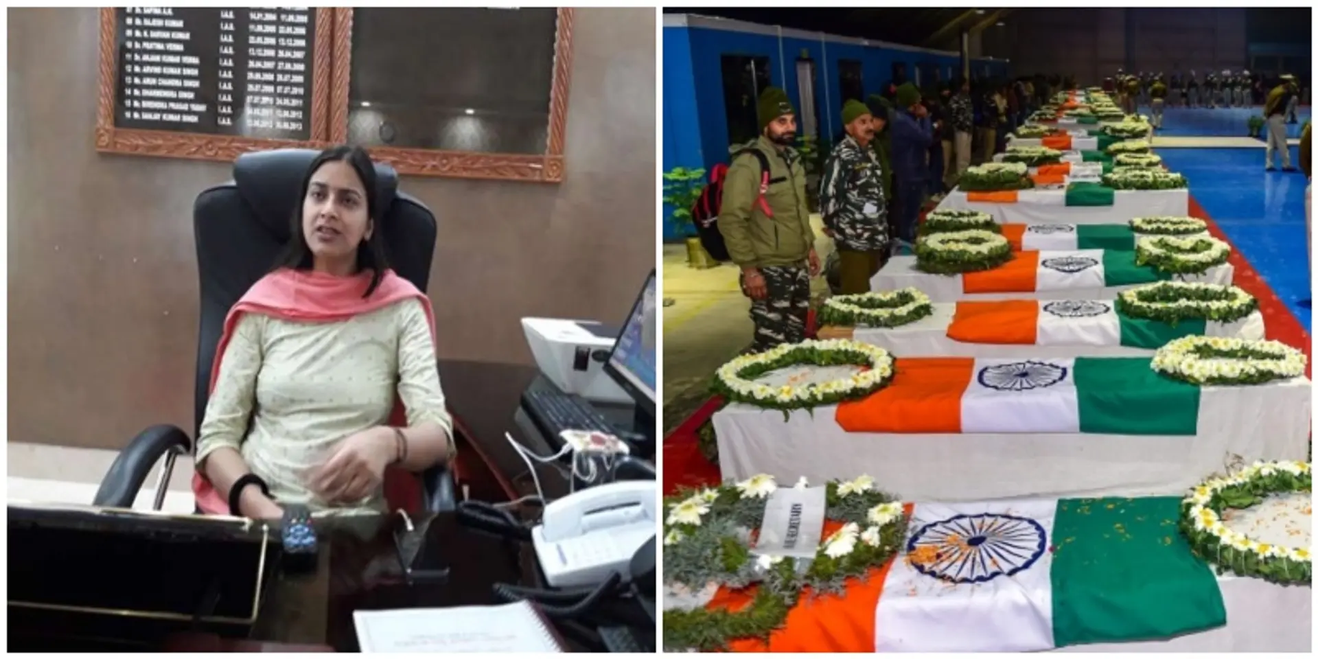 शहीद CRPF जवान की बेटी को गोद लेकर डीएम इनायत खान ने पेश की मिसाल