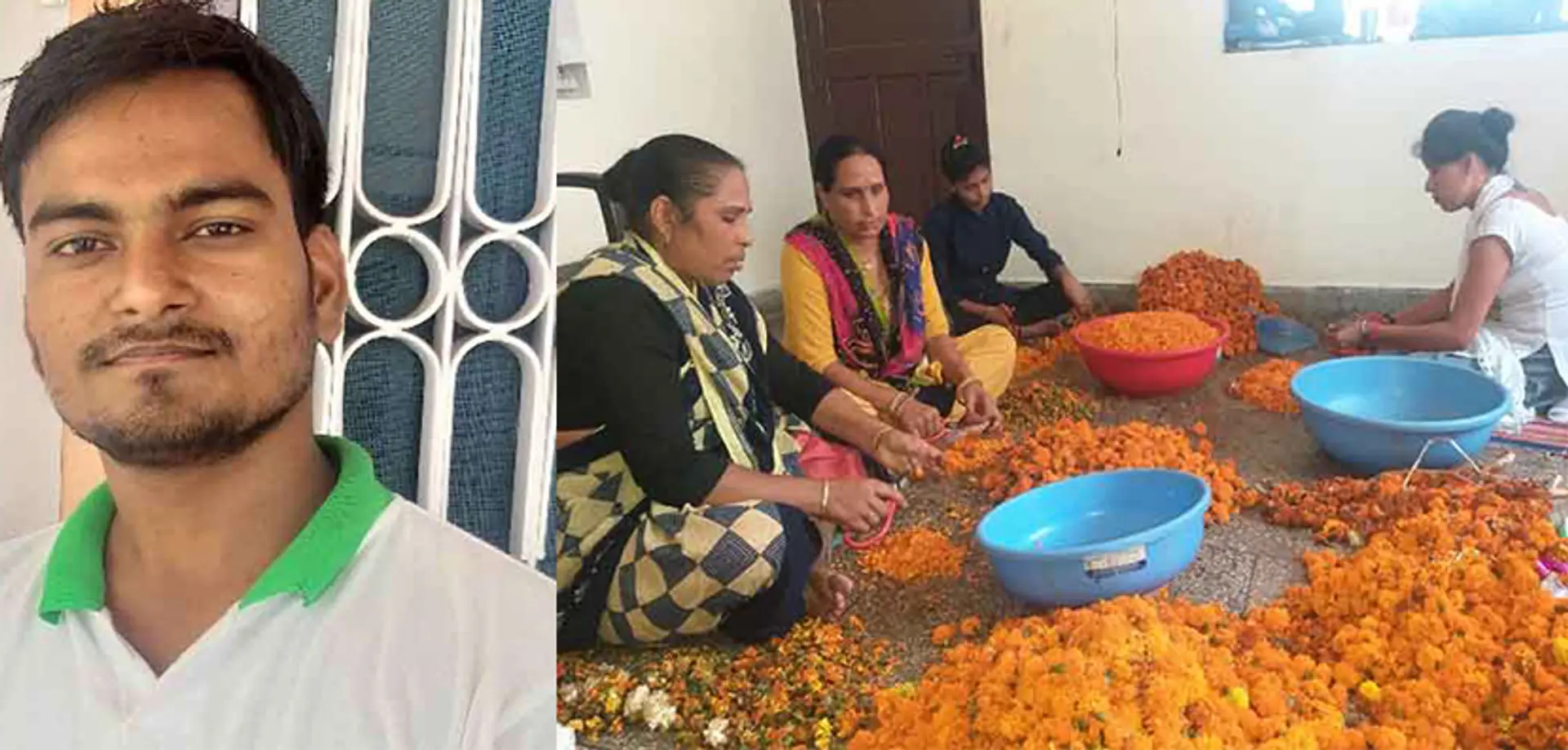 नौकरी छोड़ कर बेकार फूलों से अगरबत्ती बना रहे इंजीनियर रोहित कुमार